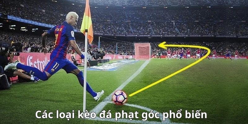 Các loại kèo phạt góc thường gặp
